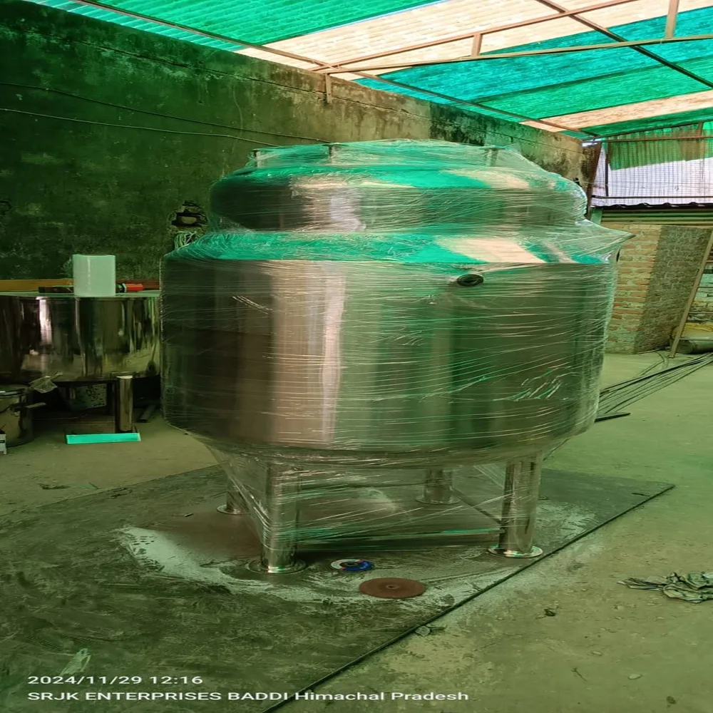 Stainless Steel Jacketed Tank – For Heating, Cooling & Mixing Applications